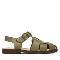 Sandały damskie - Sandały Fly London Aredfly P145437 Zielony - miniaturka - grafika 1