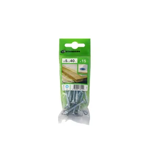 Wkręt 5 x 40 mm 15 szt. Standers - Wkręty - miniaturka - grafika 1