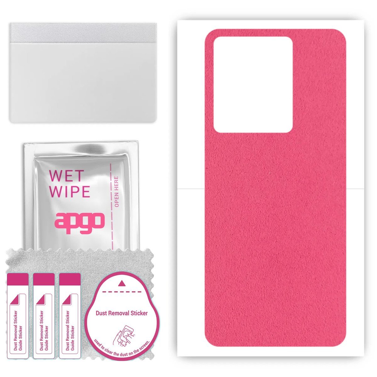 Folia naklejka skórka strukturalna na TYŁ Zamsz do Vivo IQOO Z6 Pro - Zamsz Różowy - apgo SKINS