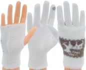 Rękawiczki - ZIMOWE RĘKAWICZKI damskie OCIEPLANE CIEPŁE mitenki 3w1 DO TELEFONU - miniaturka - grafika 1