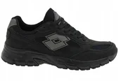 Buty sportowe męskie - Lotto Flowtiv 2401110U-1111 Czarne 46 - miniaturka - grafika 1
