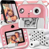 Aparaty natychmiastowe - Aparat Natychmiastowy Drukarka Termiczna Do Zdjęć Telefonu 22 Rolki - miniaturka - grafika 1