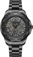 Zegarki męskie - Zegarek męski KENNETH COLE KCWGL2220903 czarny sportowy skeleton - miniaturka - grafika 1