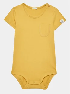 United Colors Of Benetton Body dziecięce 3P4ZAB00B Żółty Regular Fit - Body dla niemowląt - miniaturka - grafika 1