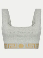 Bielizna sportowa damska - Versace Biustonosz top 1013323 Szary - miniaturka - grafika 1