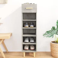 Szafki na buty - Lumarko Szafka na buty, szarość betonu, 30x35x105 cm - miniaturka - grafika 1
