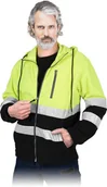 Odzież robocza - Bluza ochronna z polaru żółto-czarny roz.S - miniaturka - grafika 1