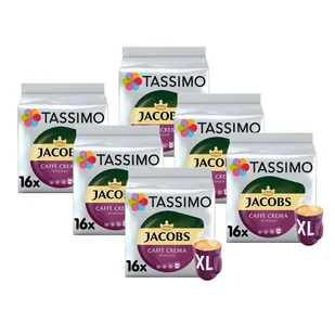 ZESTAW - Kapsułki Tassimo Jacobs Caffe Crema Intenso XL 6x16 szt. - Kawa w kapsułkach i saszetkach - miniaturka - grafika 1