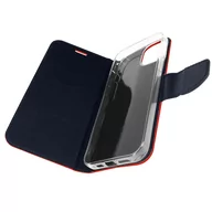 Etui i futerały do telefonów - Folio iPhone 14 Plus Etui z uchwytem na karty Stojak wideo Dwukolorowy Czerwony - miniaturka - grafika 1