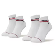 Skarpetki damskie - Tommy Hilfiger Zestaw 2 par niskich skarpet męskich 100001094 White 300 - miniaturka - grafika 1