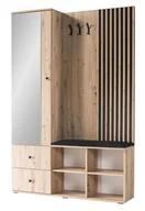 Meble do przedpokoju - Garderoba z lamelami do przedpokoju G4-S27 - miniaturka - grafika 1