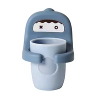 Inne akcesoria do pielęgnacji dzieci - Kubek Na Szczotkę Do Zębów Robbi, Niebieski - Babyhood Bh-714B - miniaturka - grafika 1