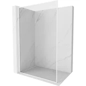 Ścianki i drzwi prysznicowe - Mexen Kioto-XF L ścianka prysznicowa Walk-in z ramką 90 x 202 cm, transparent 10 mm, biała - 800-090-174-20-00-XF - miniaturka - grafika 1