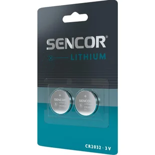 Bateria litowa, CR2032, CR2032, 3V, Sencor, blistr, 2-pack - Baterie i akcesoria - miniaturka - grafika 5
