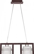 Lampy sufitowe - Sigma CARLO 2 zwis Wenge - Żyrandol/lampa wisząca 2x E27 (max 60W) 7006 - miniaturka - grafika 1