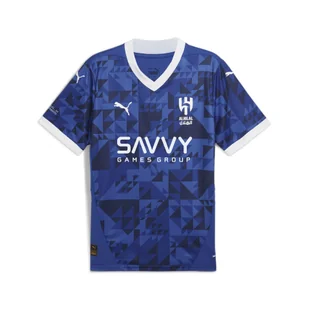 Męska koszulka domowa Al Hilal Saudi F.C. 24/25 PUMA Blue Intense White - Piłka nożna - miniaturka - grafika 1