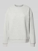 Bluzy damskie - Bluza z prążkowanymi wykończeniami model ‘SANDY’ - miniaturka - grafika 1