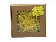 Folia, papier śniadaniowy, serwetki - Pudełko Fasonowe, Wypełniacz, Kokarda, Z2-J. Żółty - miniaturka - grafika 1