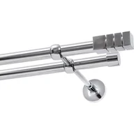 Karnisze - Karnisz DECASTYL Dion podwójny 200 cm Chrom - miniaturka - grafika 1