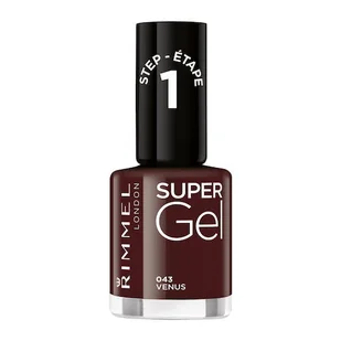 Rimmel Super Gel żelowy lakier do paznokci 043 Venus 12ml - Lakiery do paznokci - miniaturka - grafika 3
