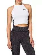 Koszulki i topy damskie - FILA Damski top Tama Cropped, Bright White, XL - miniaturka - grafika 1