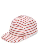 Czapki dla dzieci - Nelli Blu Czapka z daszkiem 7K3-004-SS24 Czerwony - miniaturka - grafika 1