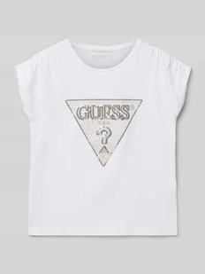 T-shirt z cekinowym obszyciem model ‘BATWING’ - Koszulki dla dziewczynek - miniaturka - grafika 1