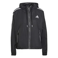 Kurtki damskie - adidas Kurtka damska, czarny/biały, M - miniaturka - grafika 1