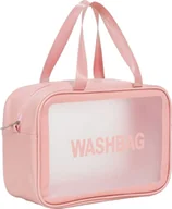 Kosmetyczki, organizery i kuferki - Top Choice TOP CHOICE Kosmetyczka przezroczysta jednokomorowa Washbag 99328 1 szt. - mix kolorów - miniaturka - grafika 1