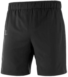 Salomon Spodenki Agile 2in1 Short Black C10487 - Spodnie sportowe damskie - miniaturka - grafika 1