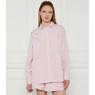 Lacoste Koszula Oversize fit - Koszule damskie - miniaturka - grafika 1