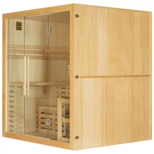 Sauna fińska EA4 Natural z piecem - Sauny - miniaturka - grafika 3