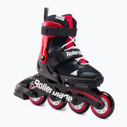 Rolki - Rolki dziecięce Rollerblade Microblade czarne 7957200741 - miniaturka - grafika 1