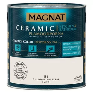 Farba ceramiczna MAGNAT Kitchen&Bathroom chłodny kryształ B1 2,5 l Magnat - Farby wewnętrzne - miniaturka - grafika 1