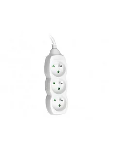 Tracer Przedłużacz Power Cord1.5 m 3 biały TRALIS44613 - Listwy zasilające - miniaturka - grafika 3