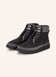 Botki damskie - Ugg Botki Sznurowane Highland Sport Utility schwarz - grafika 1