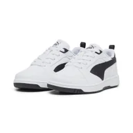 Buty dla dziewczynek - Dziecięce sneakersy Rebound V6 Lo PUMA White Black - miniaturka - grafika 1