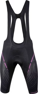 Spodnie rowerowe - UYN UYN Biking Alpha OW Spodenki na szelkach Kobiety, blackboard/pink XS 2020 Spodnie szosowe O101258-B563-XS - grafika 1