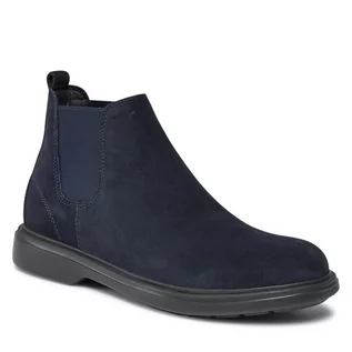 Botki męskie - Sztyblety Geox U Ottavio U16DCC 00022 C4002 Navy - grafika 1