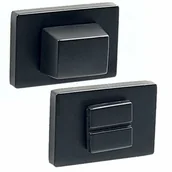 Szyldy i rozety - Rozeta VDS prostokątna R76F czarny WC - miniaturka - grafika 1