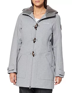 Płaszcze damskie - Schöffel Duffle Coat Bregenz1, wodoszczelny i wiatroszczelny płaszcz wełniany o pięknym melanżowym wyglądzie, ciepła kurtka zimowa z naturalną wełną damską - grafika 1