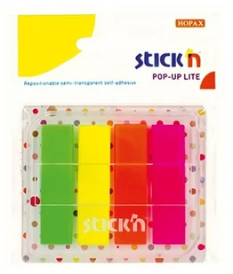 STICK'N Zakładki indeksujące w podajniku stick'n 45x12 21649 - Zakładki indeksujące - miniaturka - grafika 1
