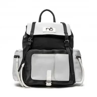 Plecaki - Plecak NOBO - NBAG-K4030-CM20 Czarny Ze Srebrnym - Nobo - miniaturka - grafika 1