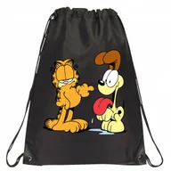 Torby szkolne - P037 PLECAK WOREK NA BUTY GARFIELD ŚMIESZNA KOT BAJKA USA PREZENT JAKOŚĆ - miniaturka - grafika 1
