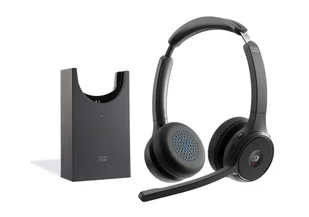 Cisco HS-WL-722-BUNAS-C Czarny - Słuchawki - miniaturka - grafika 1