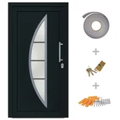 Zabezpieczenia dla dzieci - Lumarko Drzwi Wejściowe Zewnętrzne, Antracytowe, 108 X 200 Cm - miniaturka - grafika 1