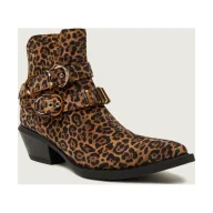 Botki damskie - Pinko Kowbojki TEX 13 | zamsz - miniaturka - grafika 1