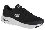 Sneakersy męskie - Skechers Arch Fit 232040-BKW męskie sneakersy czarne - miniaturka - grafika 1