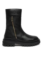 Botki damskie - LOVE MOSCHINO Botki JA24245G0LIA0000 Czarny - miniaturka - grafika 1