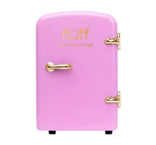 Lodówka Kosmetyczna Różowa ze Złotym Logo - Pozostałe urządzenia kosmetyczne - miniaturka - grafika 1